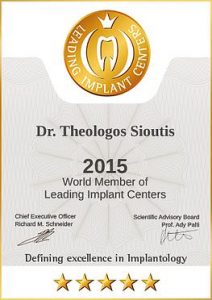A certificate of excellence in dental implants