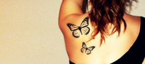 Butterfly tattoos like this can be removed with laser tattoo removal in north london